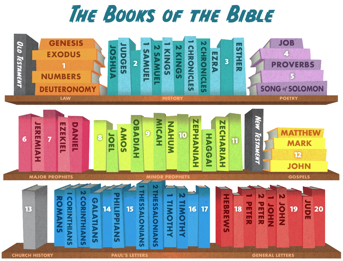 Name The Books Of Law In The Bible - All 66 Books of the Bible in Easy ...