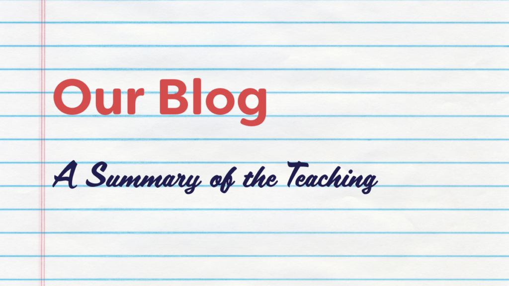 Teaching Summary Blog Post